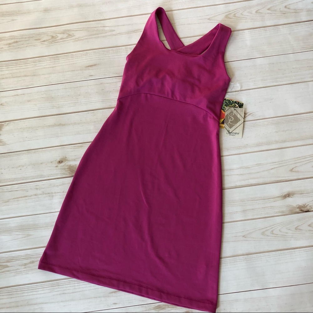 NWT Stonewear Designs Lyra sleeveless solid dress